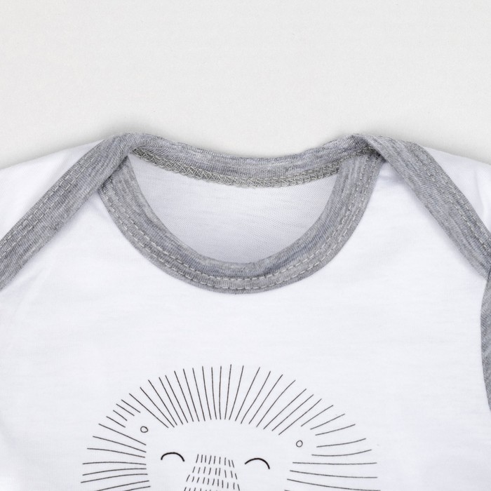 Комплект: футболка и трусы под памперс Крошка я "Сафари", рост 68-74см (6-9мес)