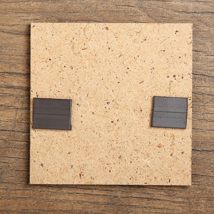 Магнит - картина «Герб России с хохломской росписью», зелёный фон, 6,8×6,8 см