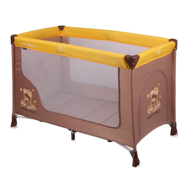 Манеж Lorelli San Remo 1, Бежево-Жёлтый / Beige&Yellow Happy Family 1803