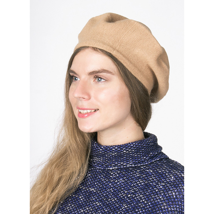 Берет женский HB15004_10 цвет бежевый
