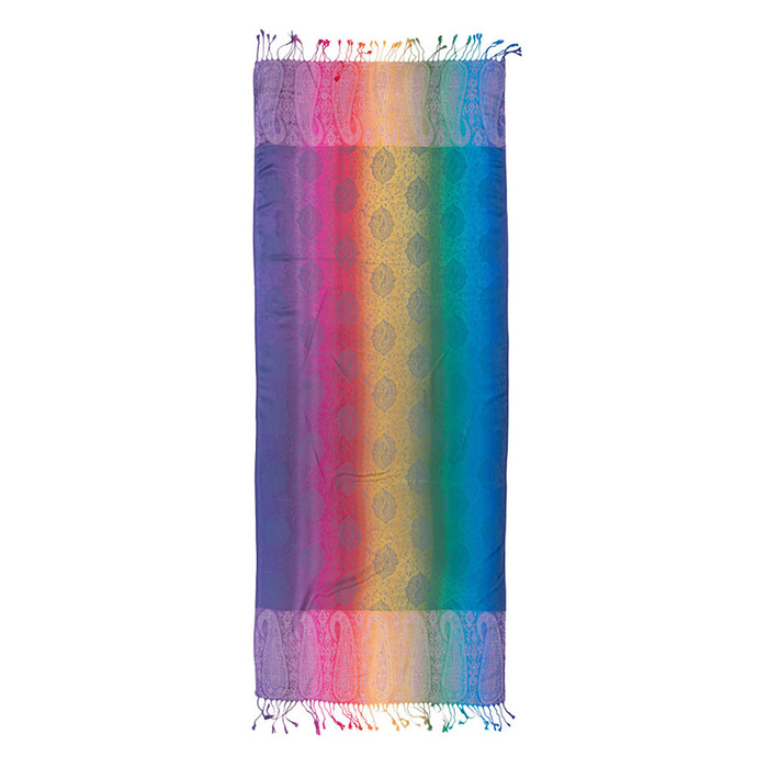 Палантин женский PJ1656_11 цвет разноцветный, р-р 70x175