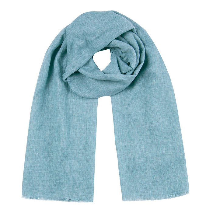 Палантин женский PS1633_7 цвет бирюзовый, р-р 70x180