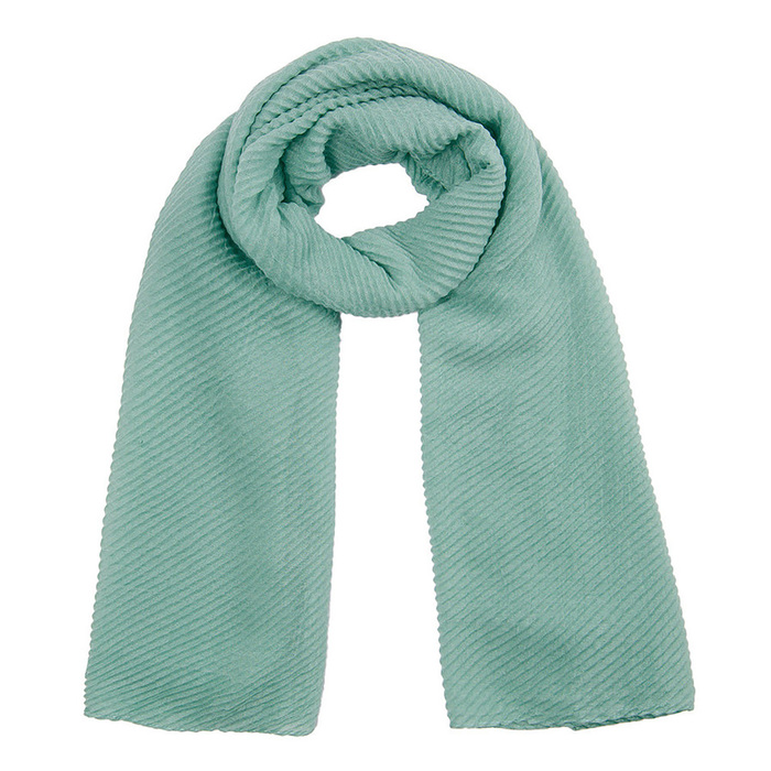 Палантин женский PC3458_11 цвет бирюзовый, р-р 95x180