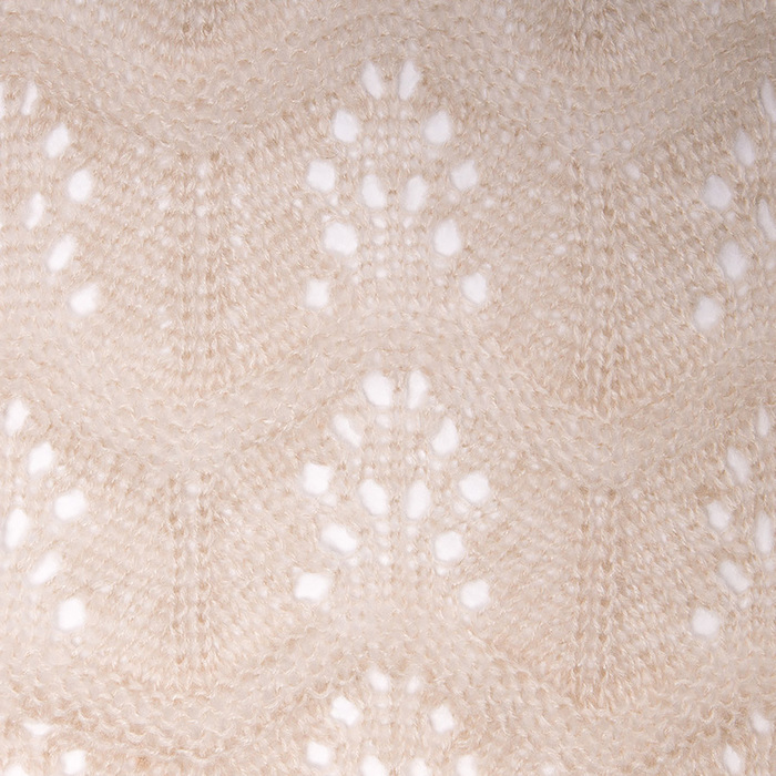 Палантин женский V2717_96 цвет молочный, р-р 45x160