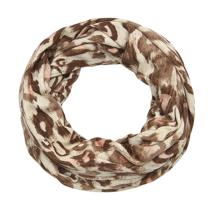 Палантин-труба женский R2352_108-1 цвет коричневый, р-р 36x80