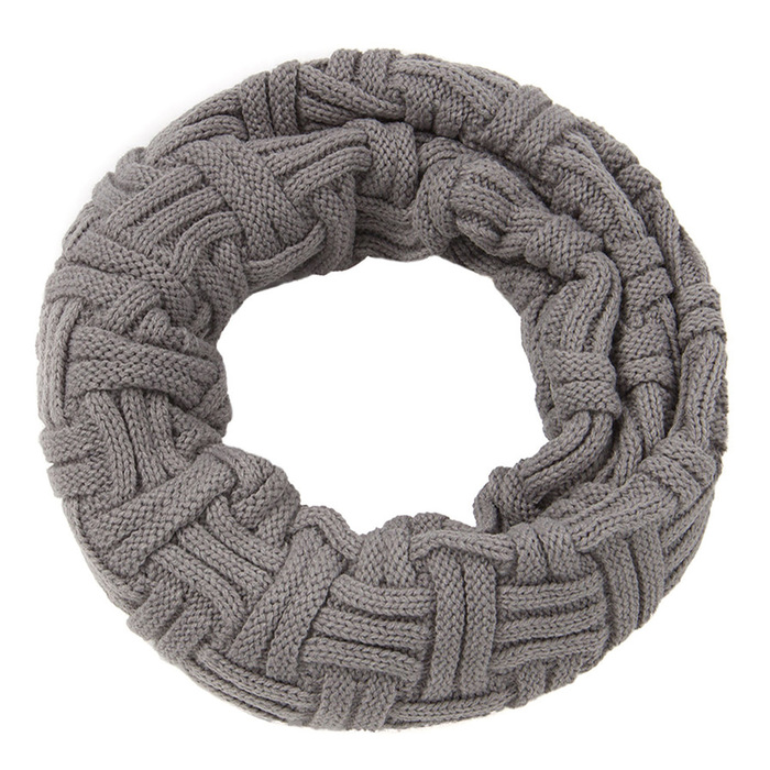 Шарф-труба женский V2725_M3 цвет серый, р-р 24x33