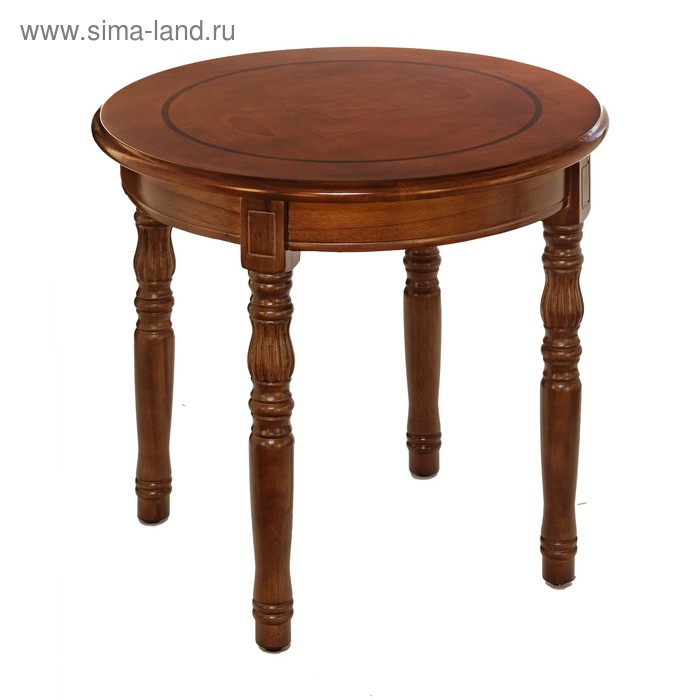 

Столик кофейный круглый Н-09, 580 х 580 х 600 мм, массив гевеи, arhaize color