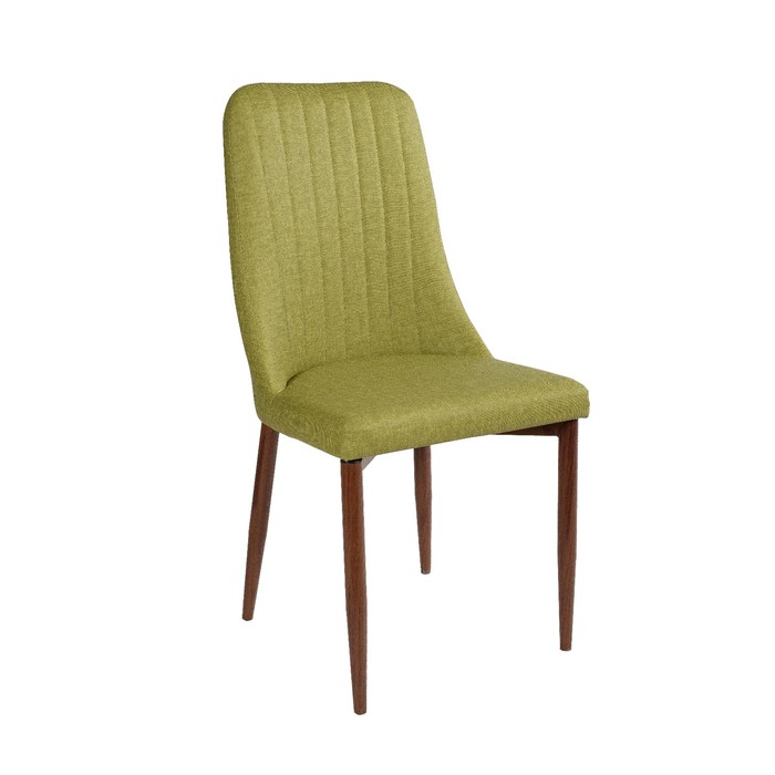 Стул Y-223, 400 х 460 х 900 мм, каркас металл светлый дуб, обивка кожзам, цвет зелёный