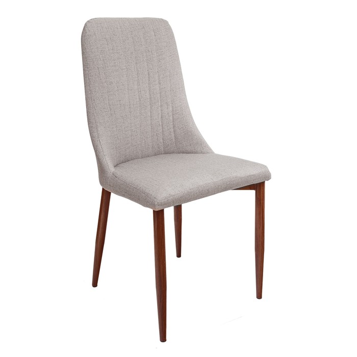 Стул Y-223, 400 х 460 х 900 мм, каркас металл светлый дуб, обивка кожзам, цвет капучино