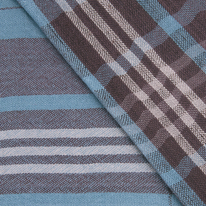 Палантин женский PC3263_4-7 цвет голубой, р-р 64x185