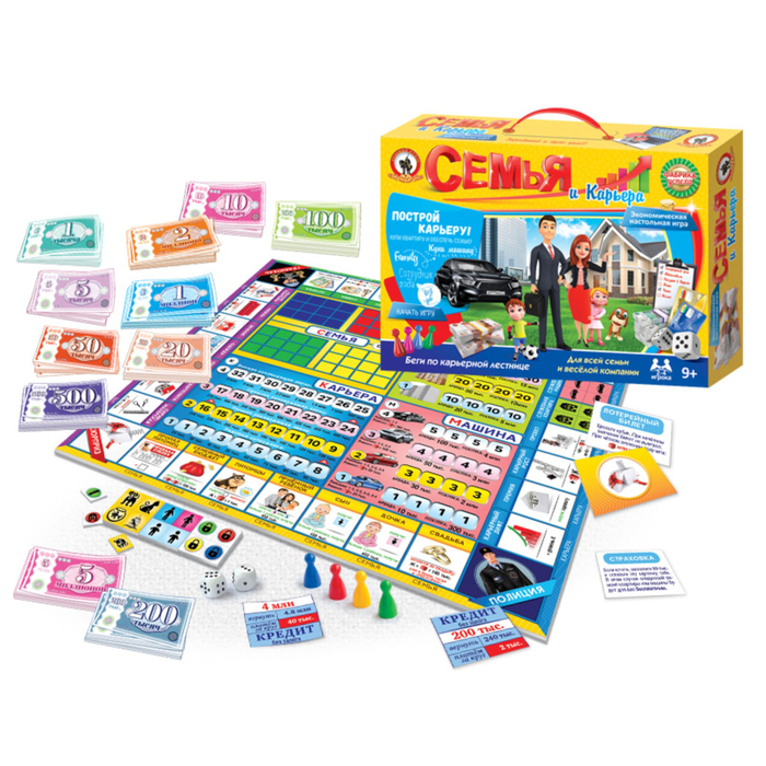 Настольная игра в чемоданчике "Семья и карьера"