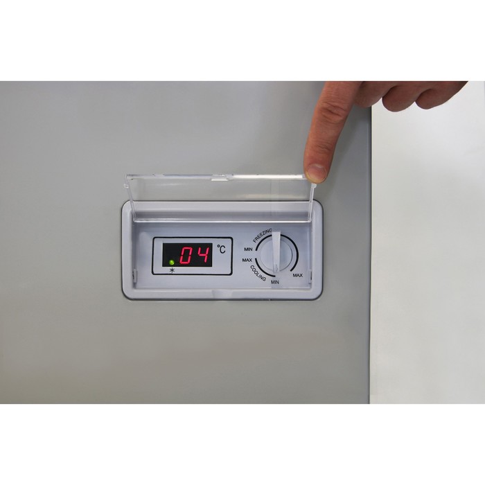 Морозильный ларь Optima BD-155GLG, 155 л, от +5 до -24 °С, класс A+, замок, серый