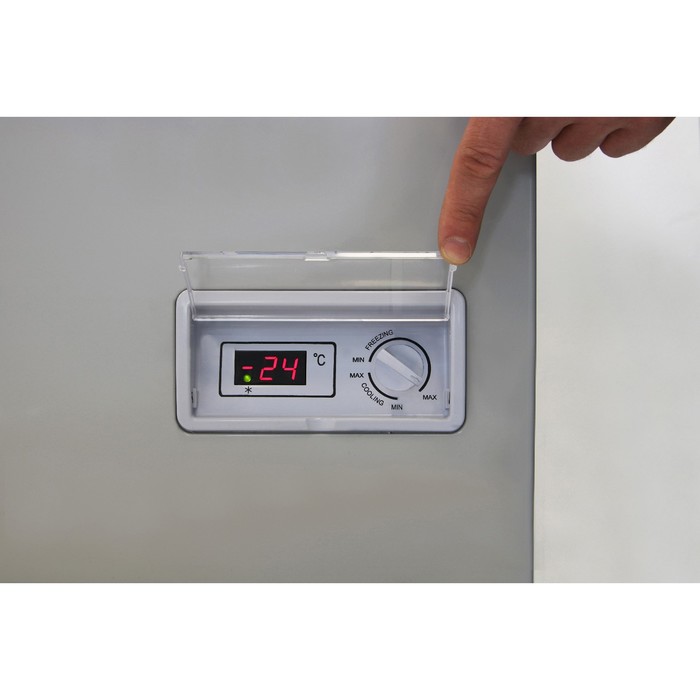 Морозильный ларь Optima BD-155GLG, 155 л, от +5 до -24 °С, класс A+, замок, серый