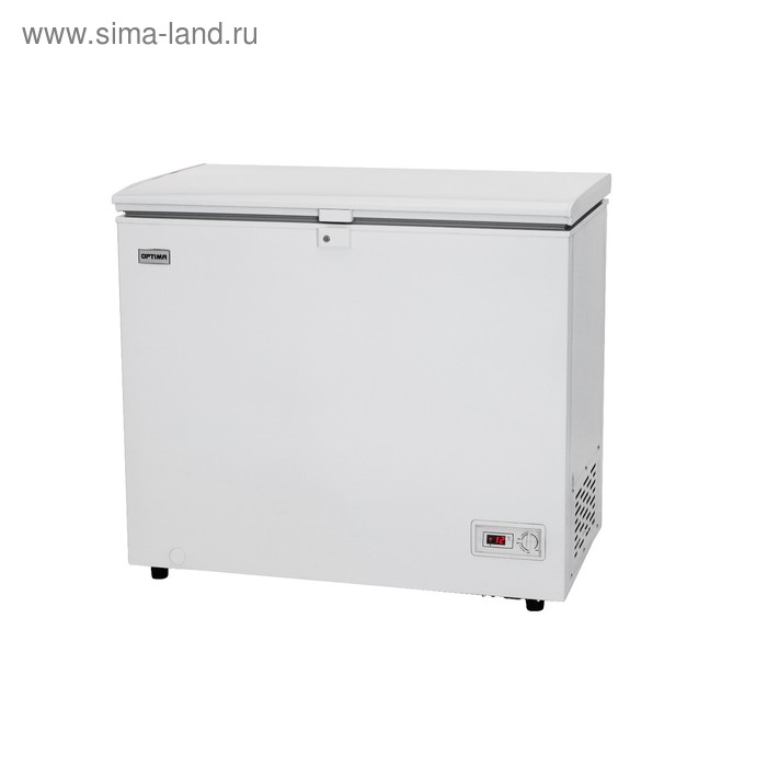 фото Морозильный ларь optima bd-230wlg, 212 л, от +5 до -24 °с, 2 корзины, замок, белый