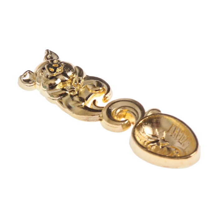 Ложка загребушка на подложке "Счастливого нового года"