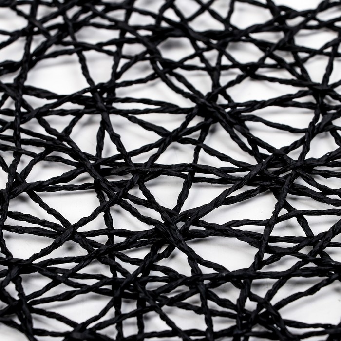 Салфетка кухонная "Одуванчик" 38х38 см, цвет чёрный