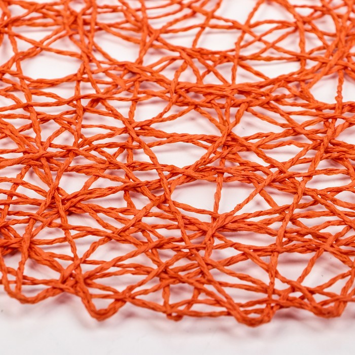 Салфетка кухонная "Одуванчик" 38х38 см, цвет оранжевый