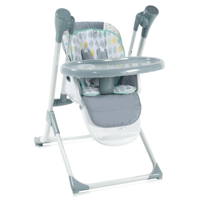 Стульчик для кормления / электрокачели 2 в 1 Lorelli Ventura, Серый / Grey 0001