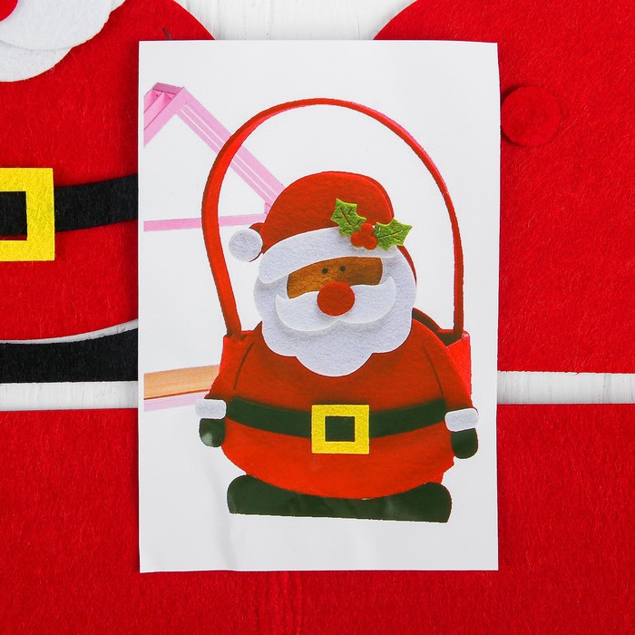 Набор для создания сумочки из фетра "Дедушка мороз"