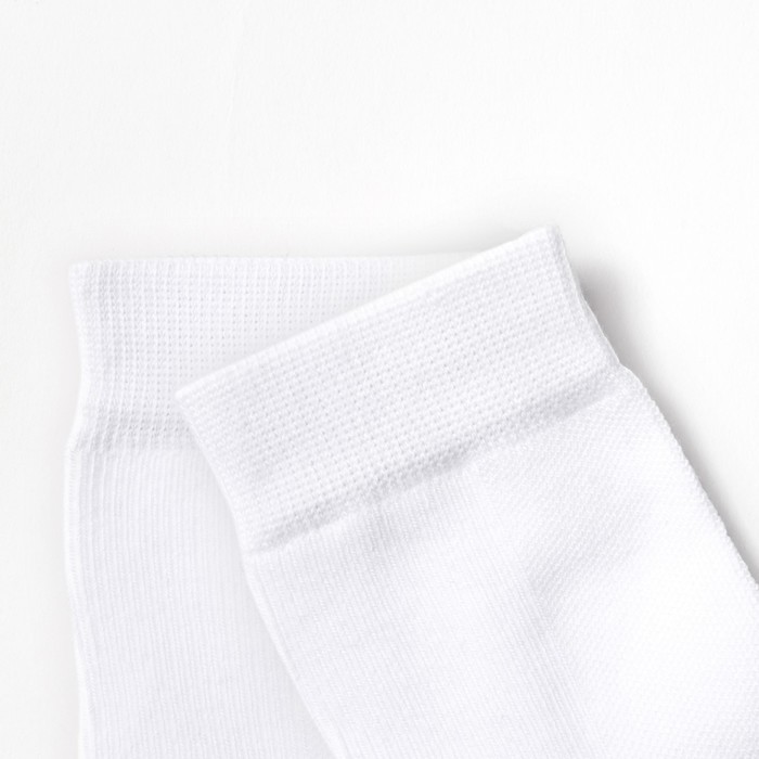 Носки женские, цвет белый, размер 23-25