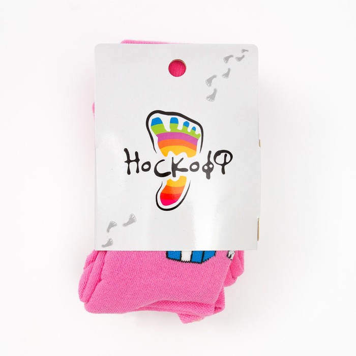 Колготки детские плюшевые ПФС70-2795, цвет розовый, рост 104-110 см