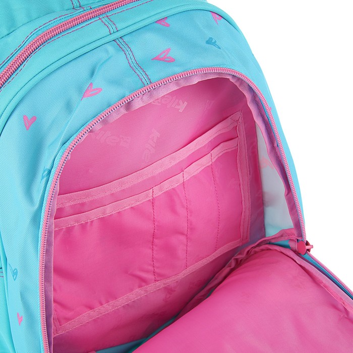 Рюкзак школьный эргономичная спинка Kite 8001 Junior-1, 40 х 30 х 17 см, голубой