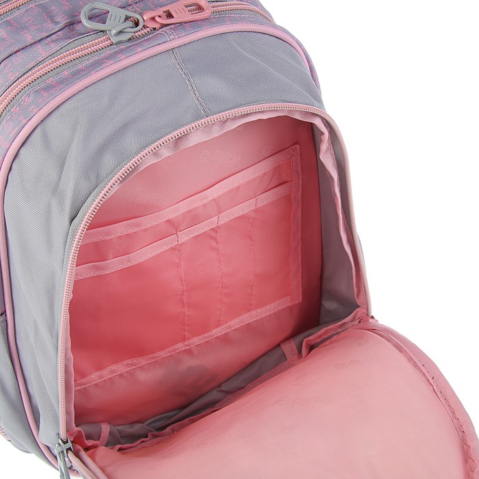 Рюкзак школьный эргономичная спинка Kite 8001 Junior-2, 40 х 30 х 17 см, серый