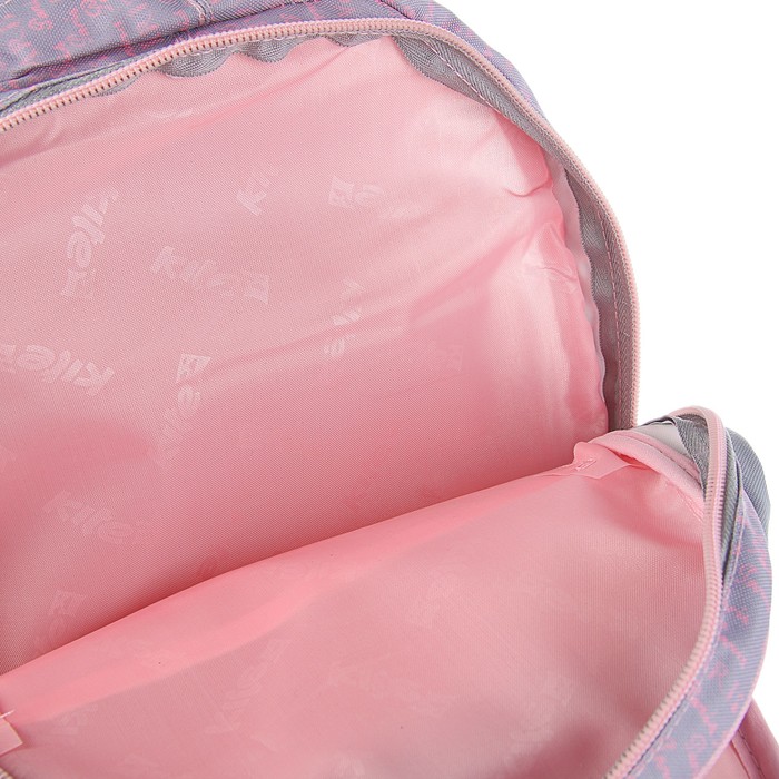 Рюкзак школьный эргономичная спинка Kite 8001 Junior-2, 40 х 30 х 17 см, серый