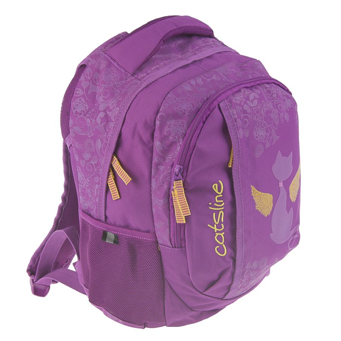 Рюкзак школьный эргономичная спинка Kite 855 Junior-1, 40 х 30 х 17 см, фиолетовый