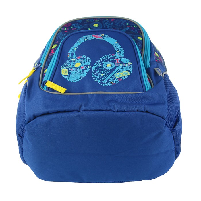 Рюкзак школьный эргономичная спинка Kite 950 Junior, 40 х 30 х 17 см, тёмно-синий