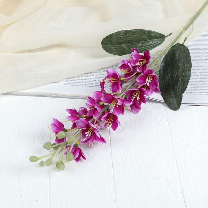 Цветы искусственные "Кливия" 5*70 см, фиолетовый