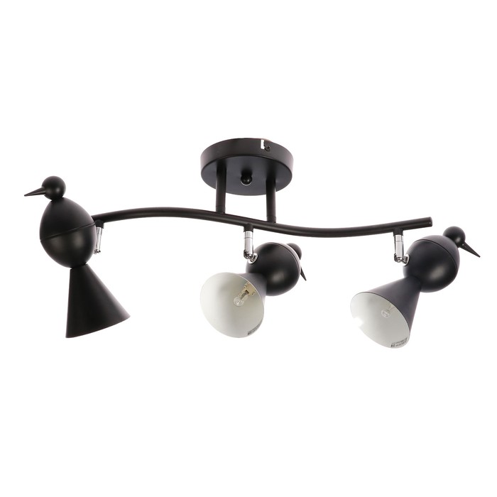 Спот "Bird" 3xG9 40Вт черный 25х19х56см.