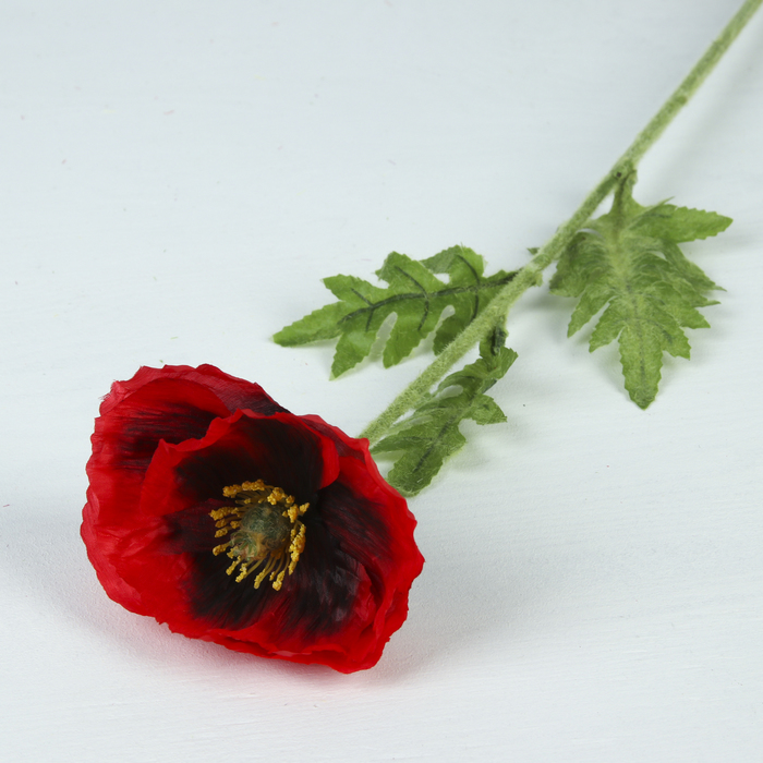 Цветок искусственный "Мак" 10*67 см