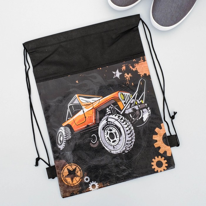 Мешок для обуви "Машина", 26 х 37,5 см