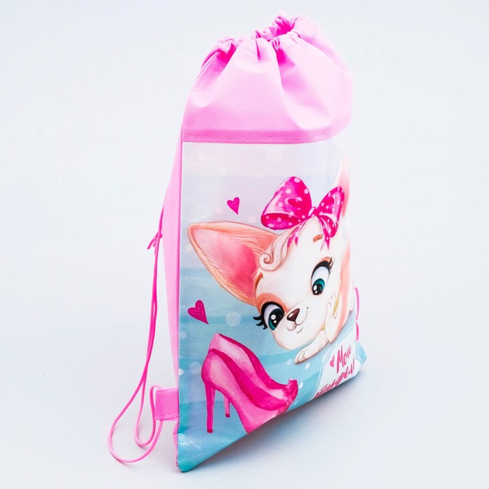 Мешок для обуви "Мои туфельки", 26 х 37,5 см