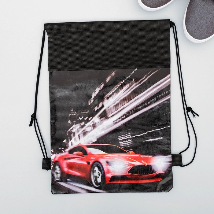 Мешок для обуви "Машина", 26 х 37,5 см