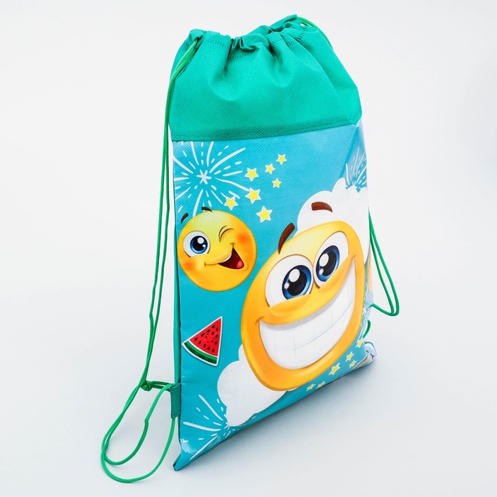 Мешок для обуви "Улыбайся", 26 х 37,5 см