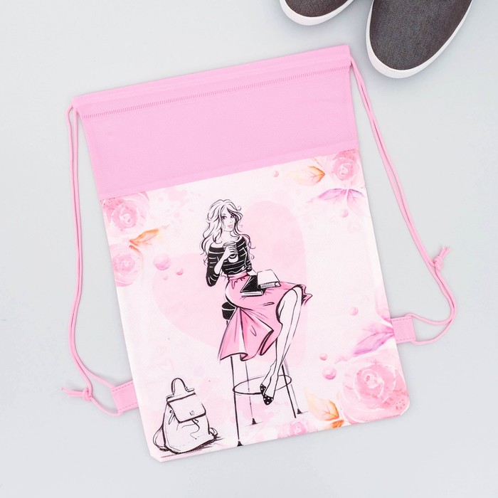 Мешок для обуви "Стиль в твоей жизни", 26 х 37,5 см