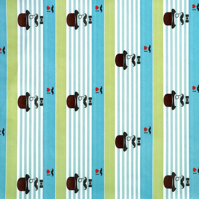 Бумага упаковочная крафт "Мистер твистер", 0,5 х 10 м, 70 гр