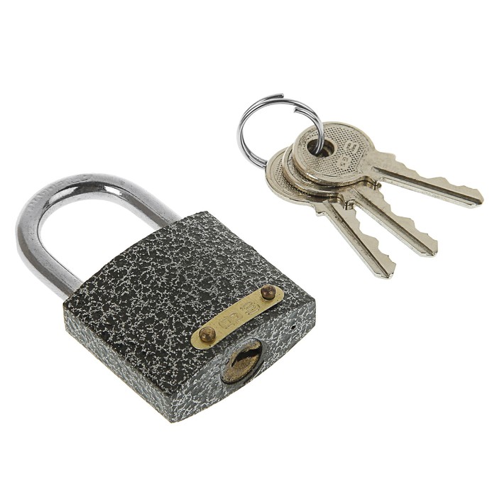 Замок навесной "Фабрика Замков" 303F-40, d=5.3 мм, 3 ключа