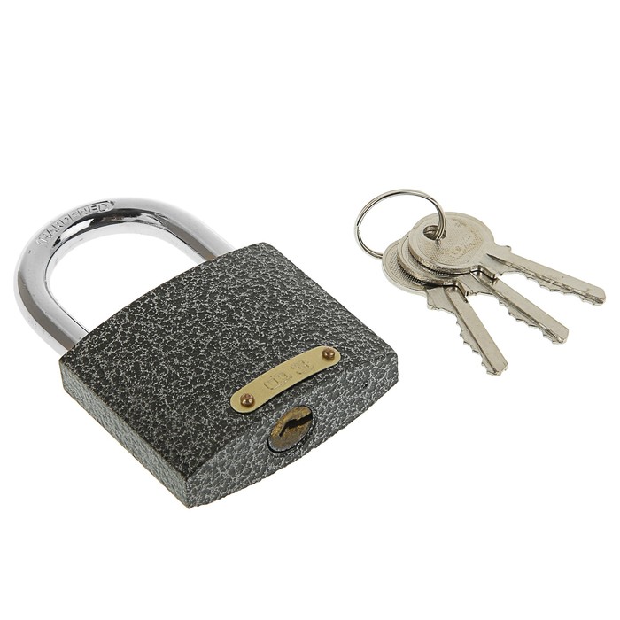 Замок навесной "Фабрика Замков" 303F-60, d=8.9 мм, 3 ключа