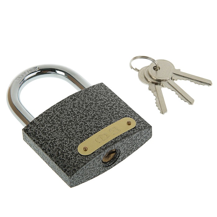 Замок навесной "Фабрика Замков" 303F-75, d=10.4 мм, 3 ключа