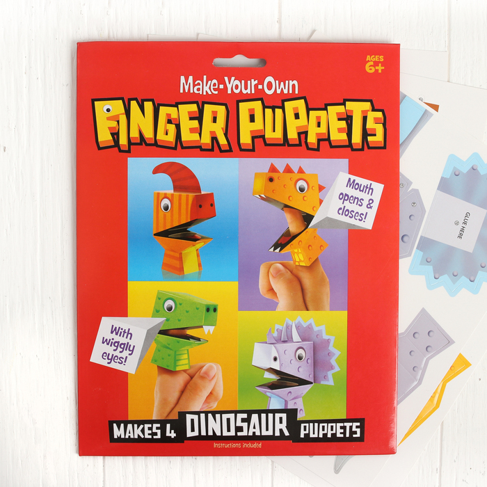 Оригами "Динозавры" 4 шт