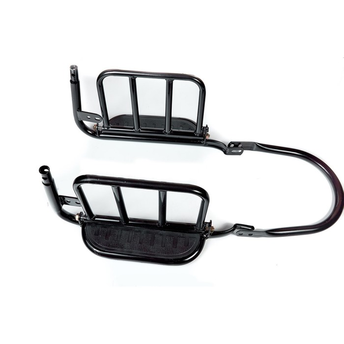 Подножки пассажира Мопед Alpha, с откидными дугами, пара