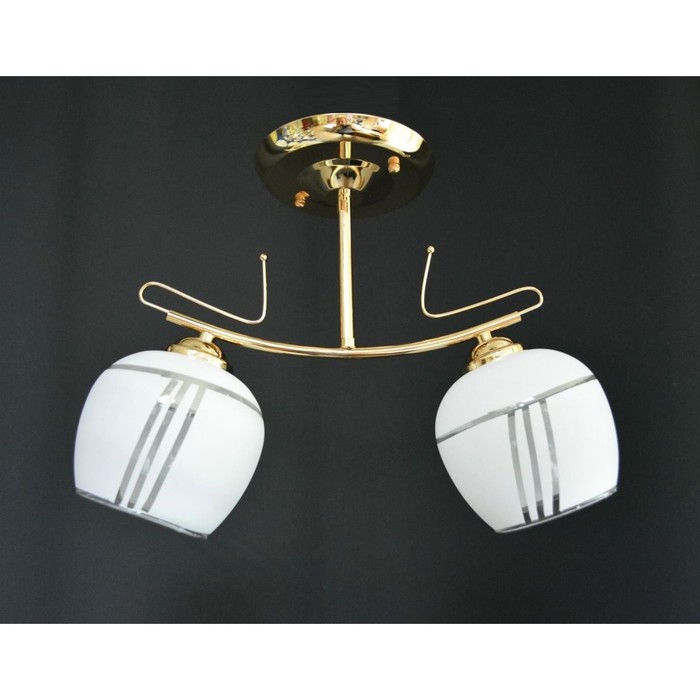 Люстра "Адель" 2x40Вт Е27 золото 40x15x31см.