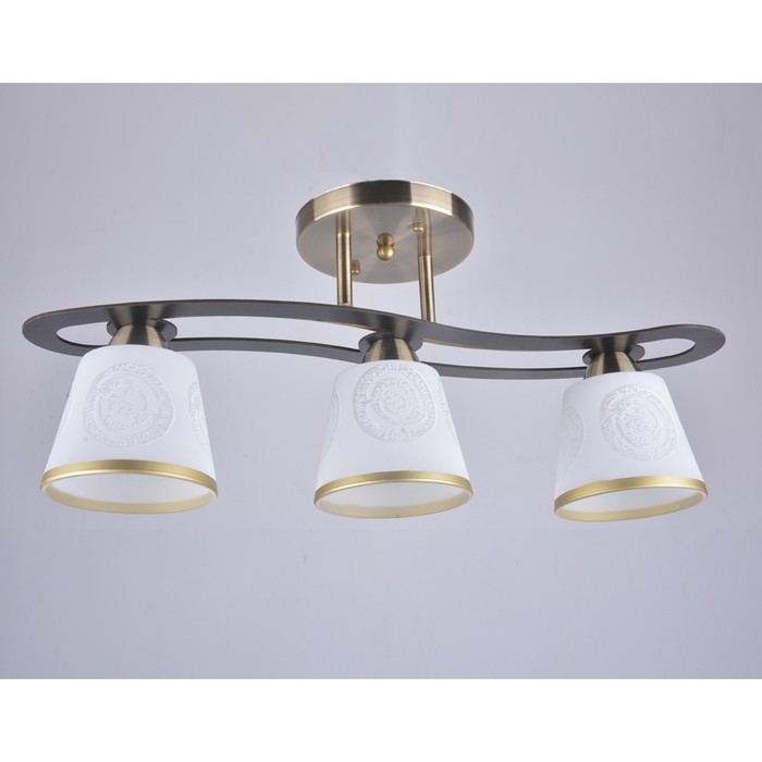 Люстра "Амалия" 3x40Вт Е27 бронза 45x15x35см.