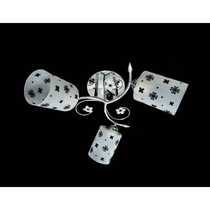 Люстра "Ариадна" 3x40Вт Е27 хром 45x15x35см.