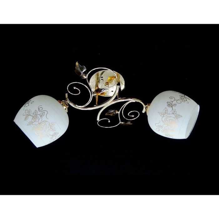 Люстра "Белла" 2x40Вт Е27 золото 38x14x25см.