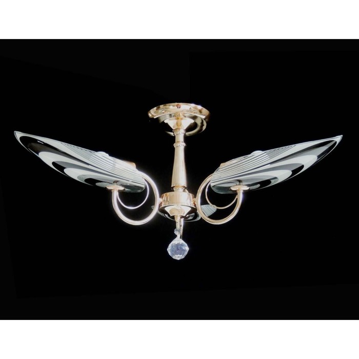 Люстра "Гелия" 3x40Вт Е27 хром 45x15x35см.