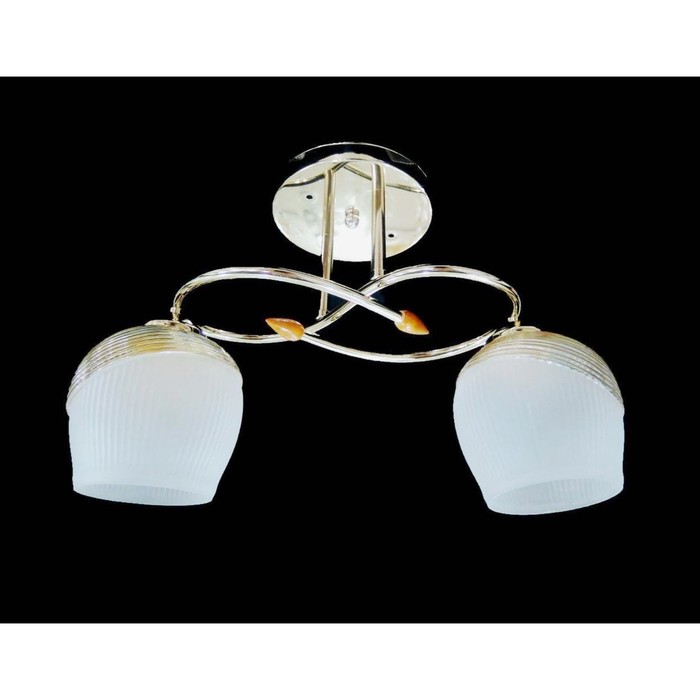 Люстра "Дионисия" 2x40Вт Е27 золото 35x12x14см.